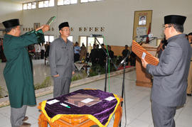 Dokumentasi Pelantikan H. Idi S. Hidayat sebagai Sekretaris Daerah Kota Tasikmalaya